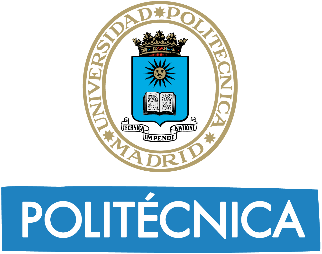 Logo de la universidad Politecnica de Madrid.